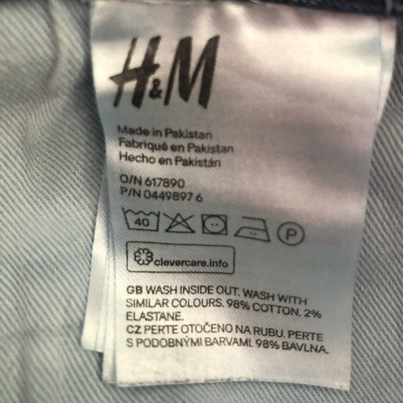 H&M Denim Distressed Jeans 33 x 32 Men's - Picture 3 of 10